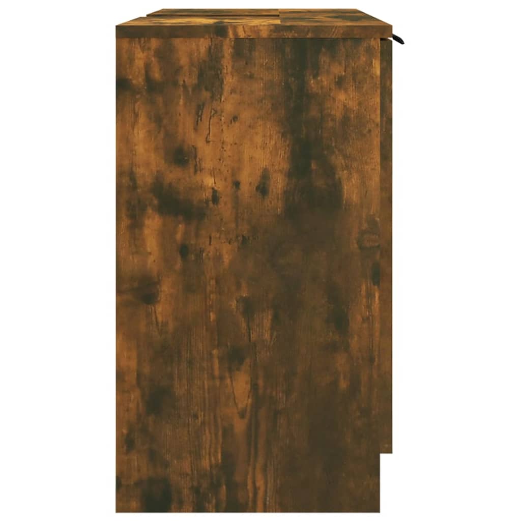Badezimmerschrank Räuchereiche 64,5x33,5x59 cm Holzwerkstoff