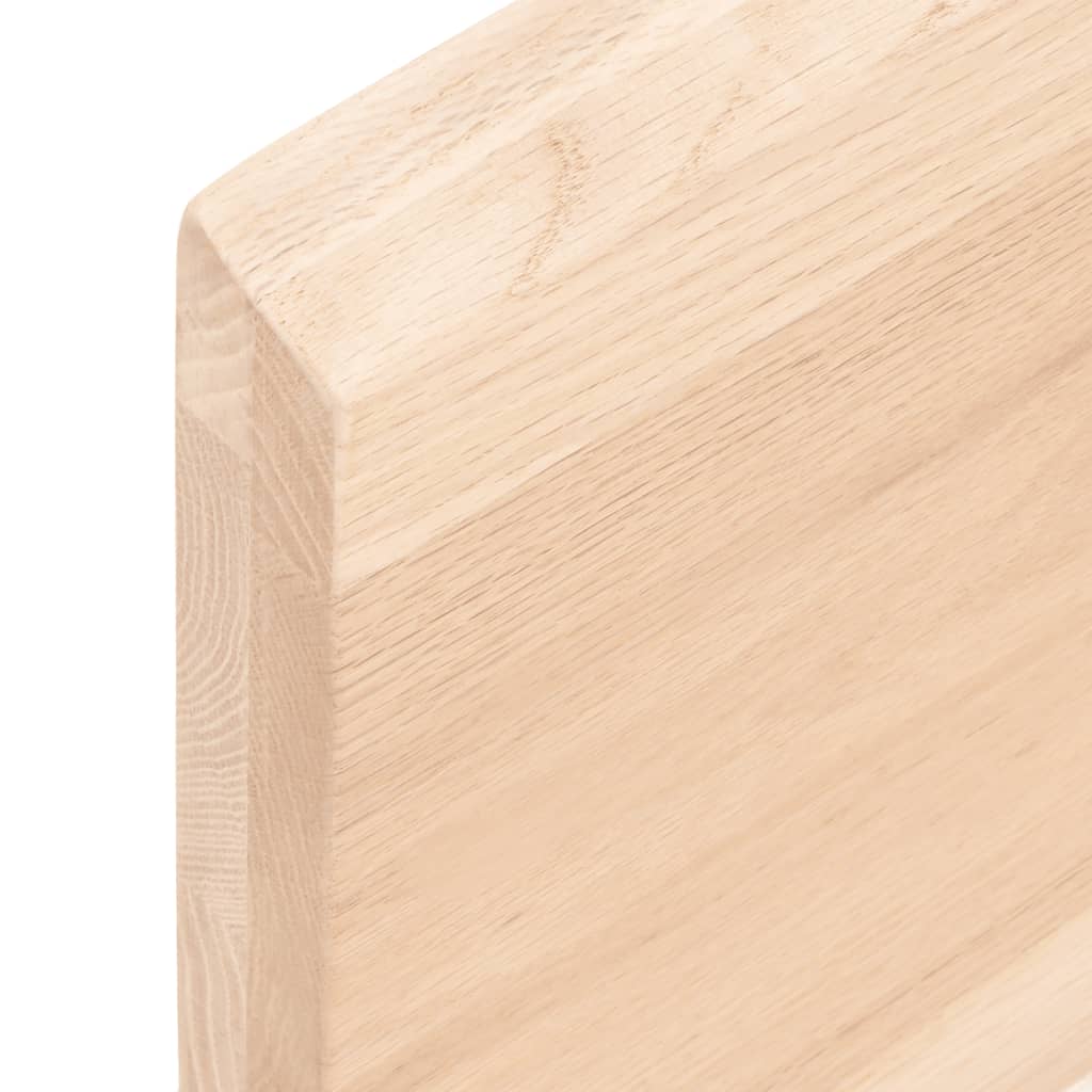Waschtischplatte 100x60x(2-4) cm Massivholz Unbehandelt