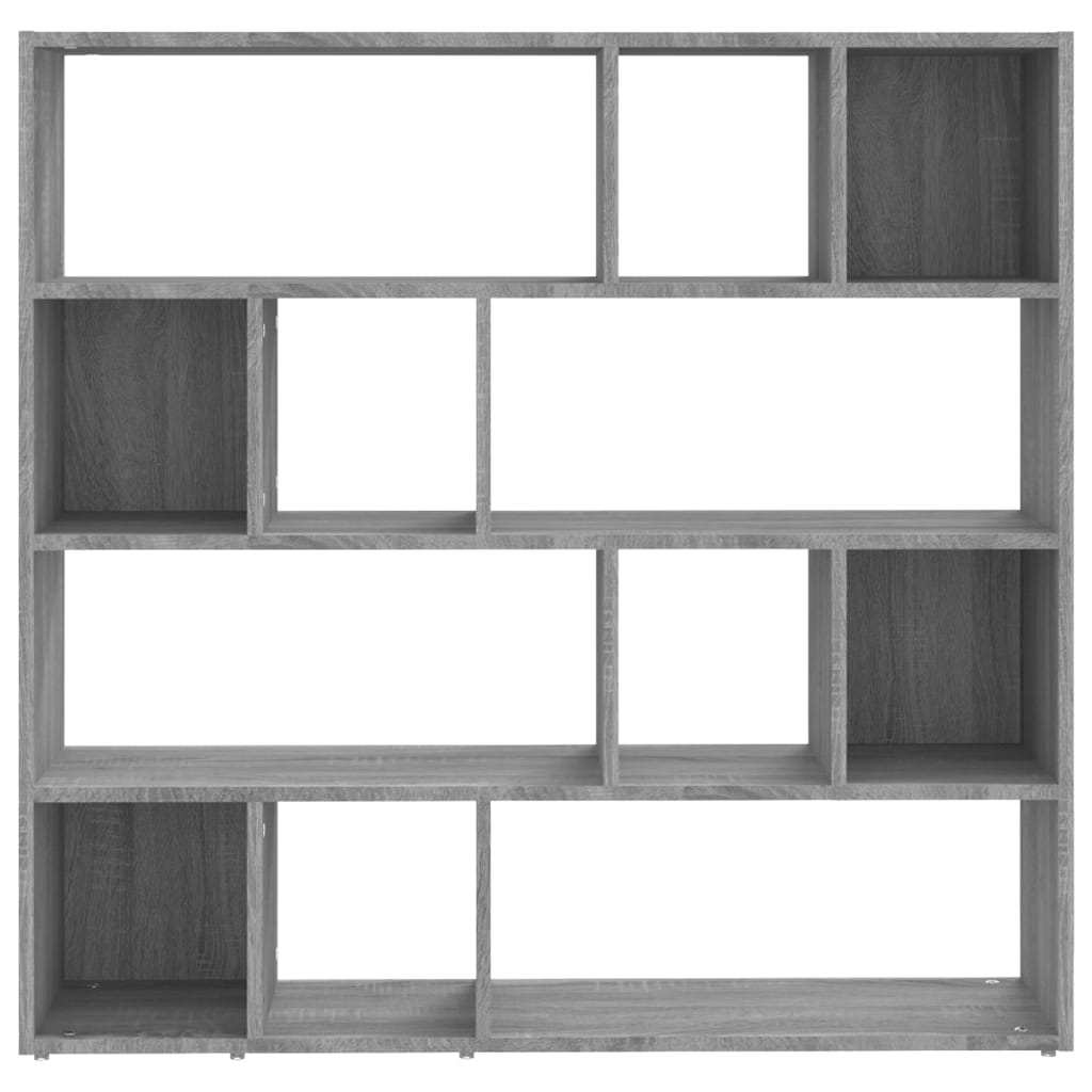 Bücherregal/Raumteiler Grau Sonoma 105x24x102 cm