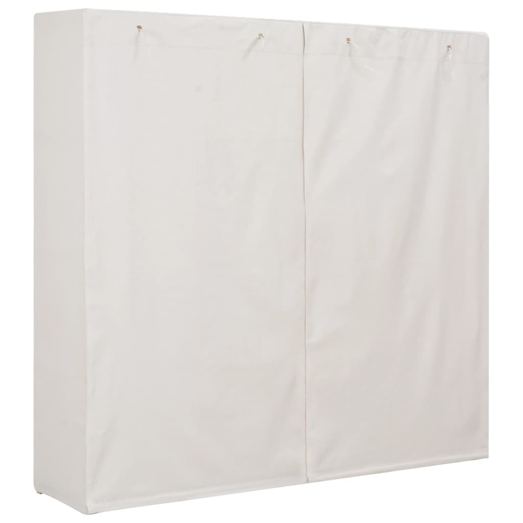 Kleiderschrank Weiß 173 x 40 x 170 cm Stoff