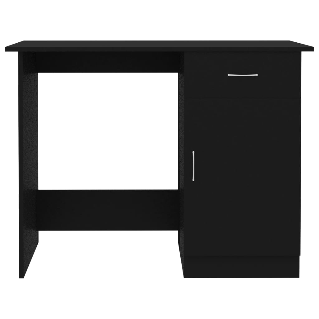 Schreibtisch Schwarz 100x50x76 cm Holzwerkstoff