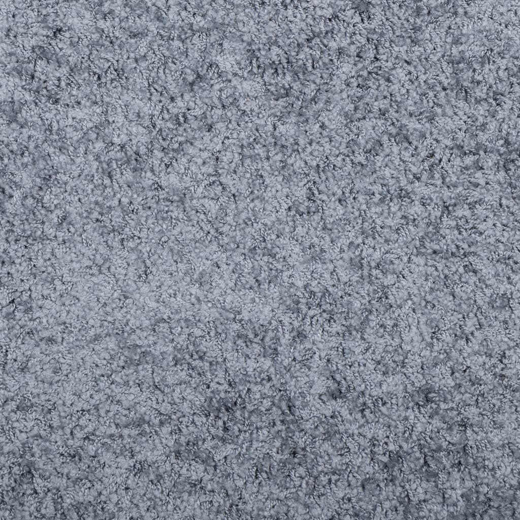 Teppich Shaggy Hochflor Modern Blau 100x200 cm