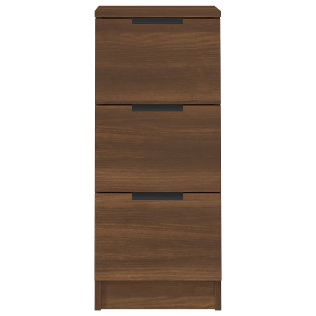 Sideboard Braun Eichen-Optik 30x30x70 cm Holzwerkstoff