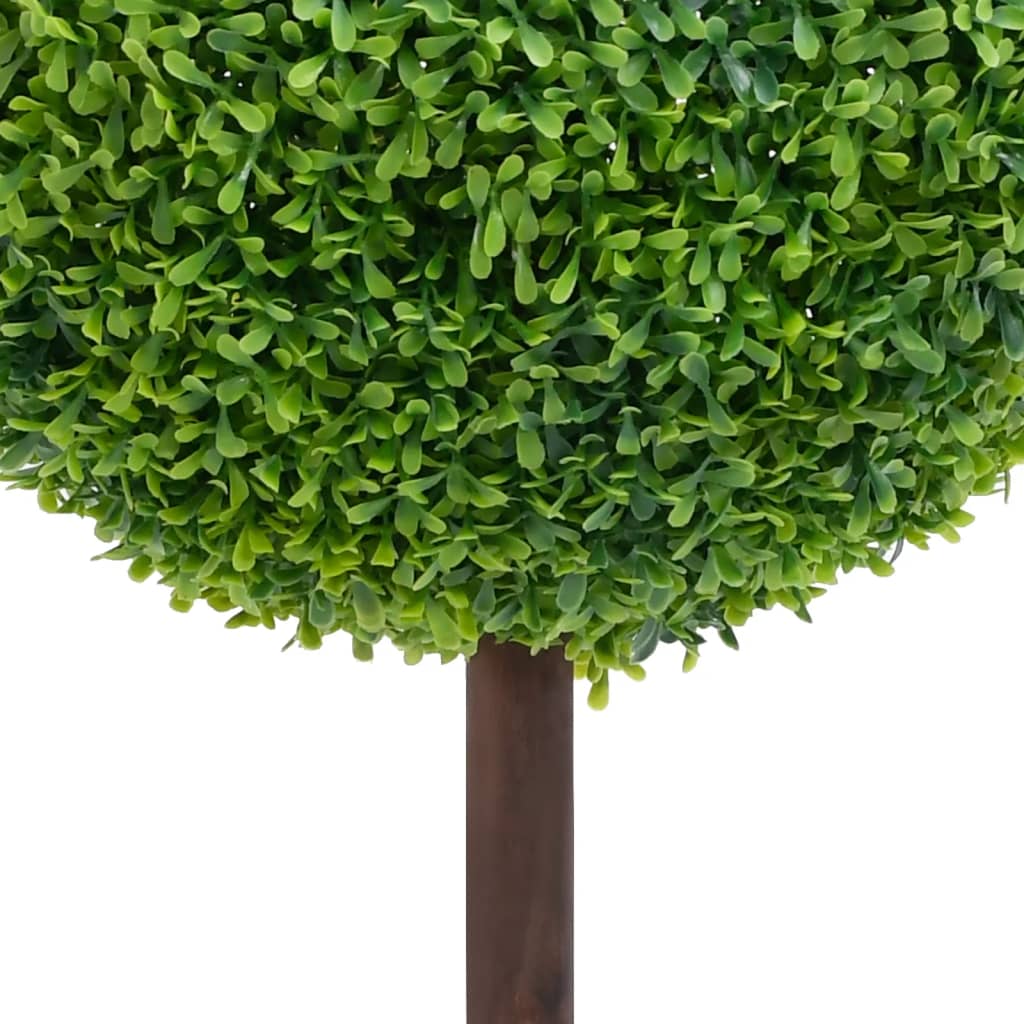 Künstlicher Buchsbaum mit Topf Kugelform Grün 50 cm