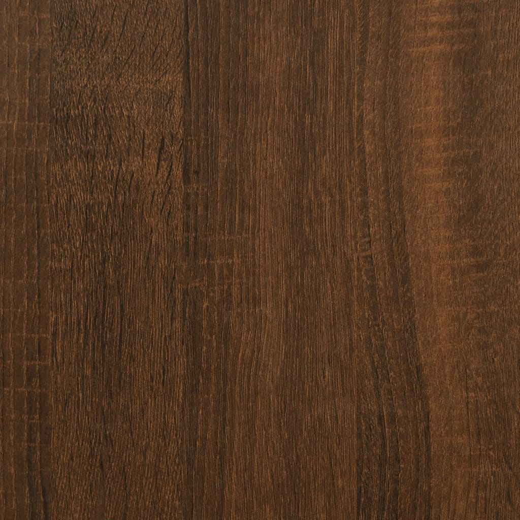 Sideboard Braun Eichen-Optik 80x34x75 cm Holzwerkstoff