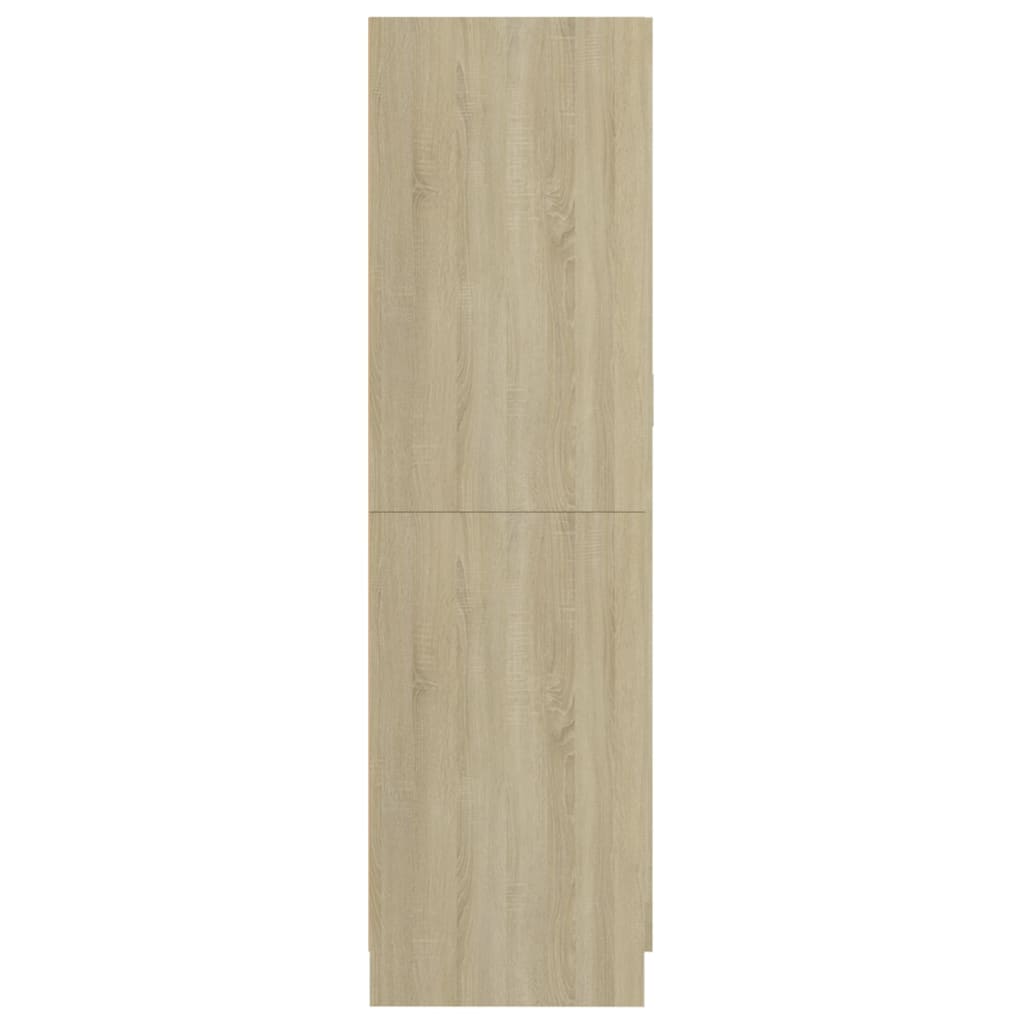 Kleiderschrank Sonoma-Eiche 82,5x51,5x180 cm Holzwerkstoff