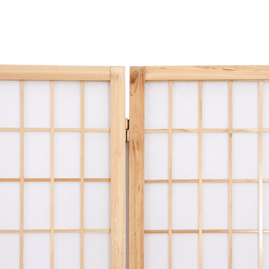 5-tlg. Paravent Japanischer Stil Faltbar 200x170 cm