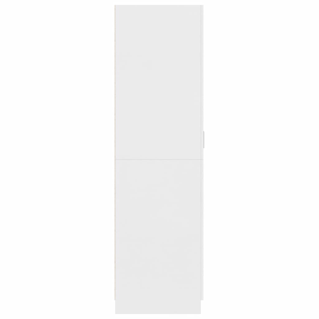 Kleiderschrank Weiß 80x52x180 cm Holzwerkstoff