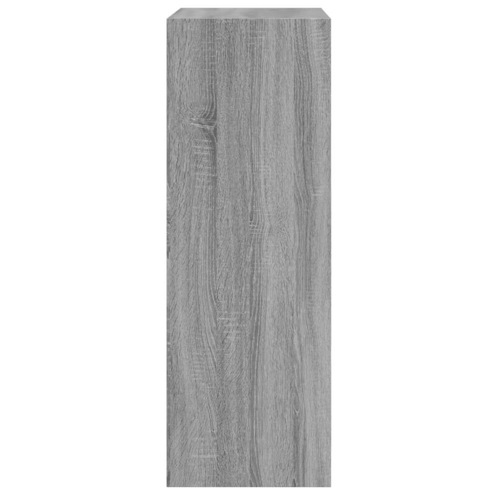 Schuhschrank Grau Sonoma 60x34x96,5 cm Holzwerkstoff